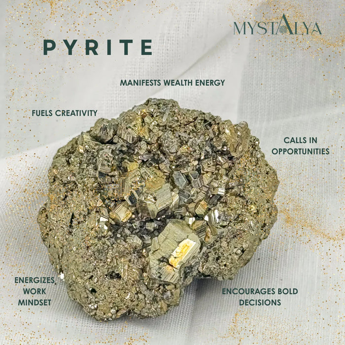Medium Pyrite Cluster- Wealth & Abundance Magnet