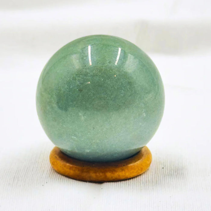 Green Aventurine Abundance Sphere – For Luck, Growth & Prosperity