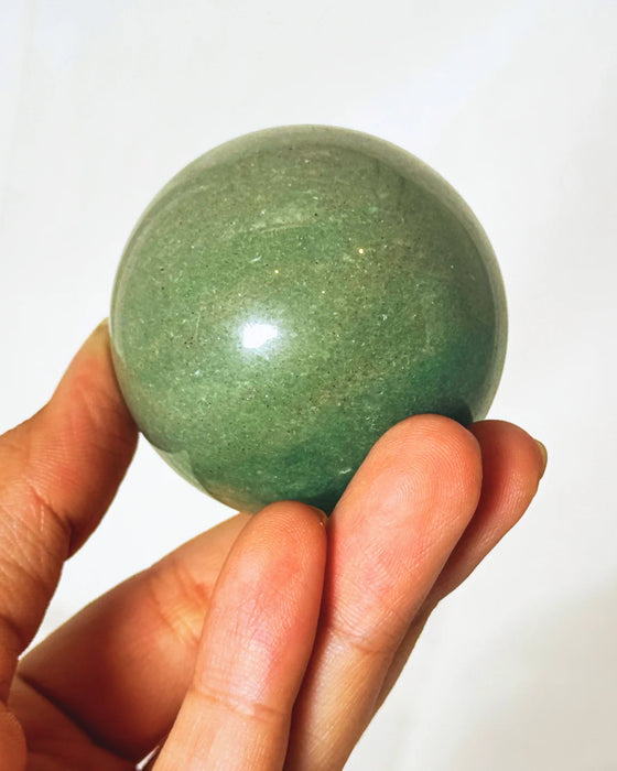 Green Aventurine Abundance Sphere – For Luck, Growth & Prosperity