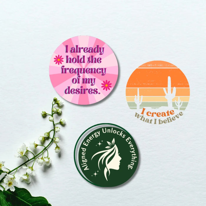 Manifestation & Alignment Affirmation Sticker Set