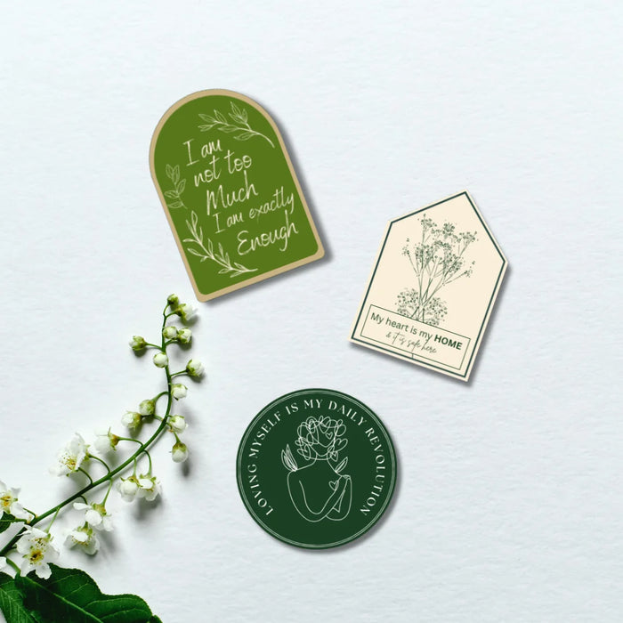 Self-Love Affirmation Sticker Set