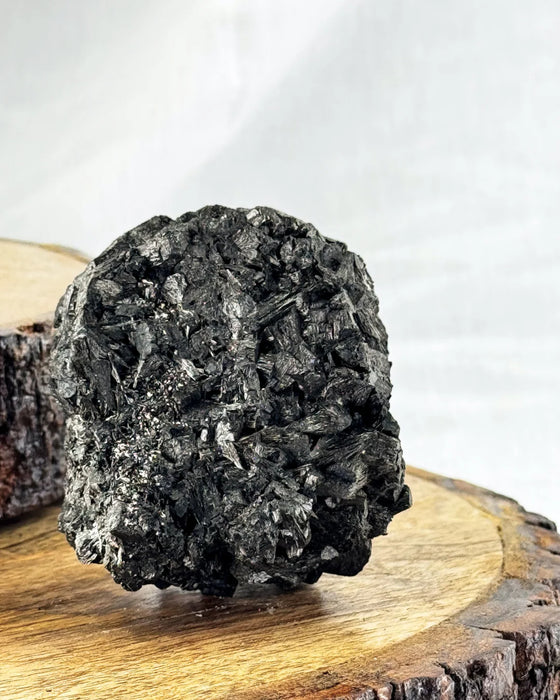 Black Tourmaline Cluster – Space Clearing & Grounding