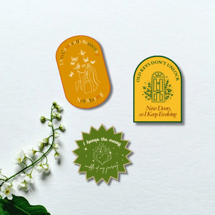 Growth & Transformation Affirmation Sticker Set