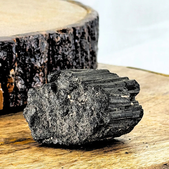 Raw Black Tourmaline Chunks – Strong Protection & Energy Shield
