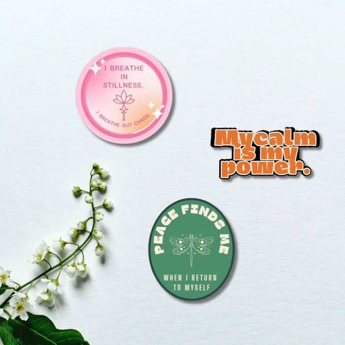 Abundance & Wealth Affirmation Sticker Set