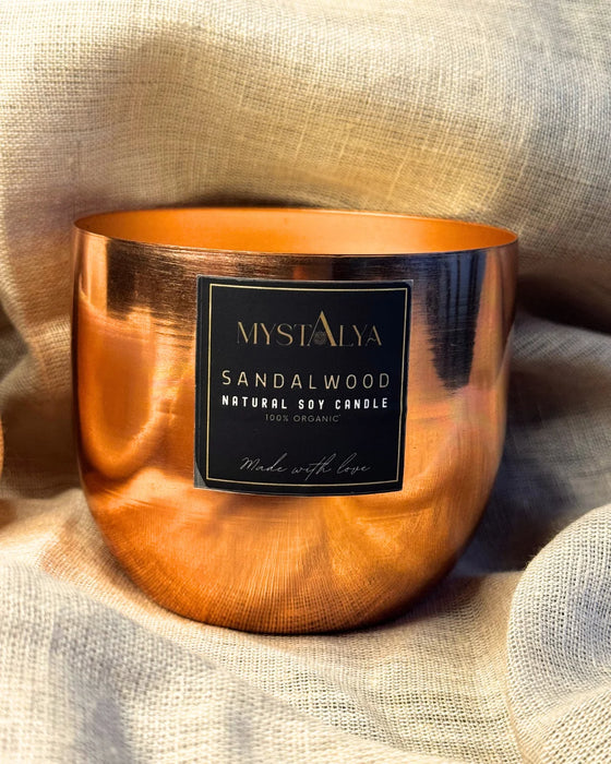Sandalwood Candle - For Aura Protection