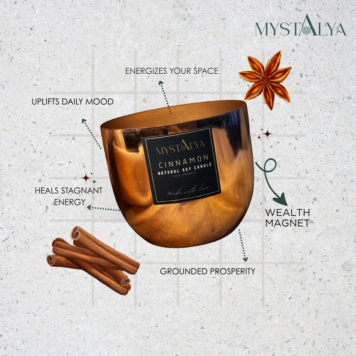 Cinnamon Candle - For Wealth & Success