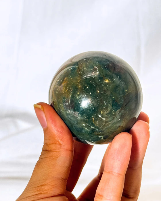 Bloodstone Healing Sphere – For Overall Health, Strength & Wellbeing