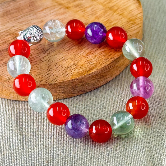 Carnelian + Fluorite – For Hormonal Imbalance