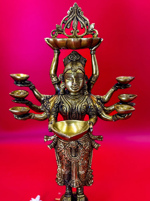 Deep Lakshmi Idol – Goddess of Wealth, Prosperity & Abundance