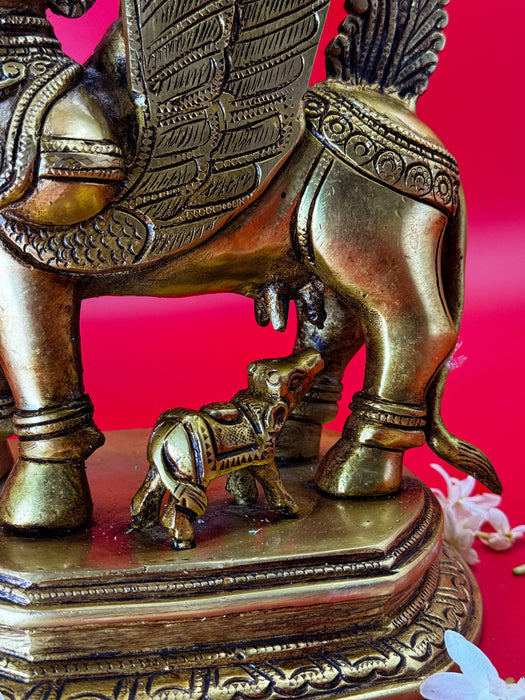 Kamdhenu Cow Idol – Abundance, Fertility & Divine Blessings
