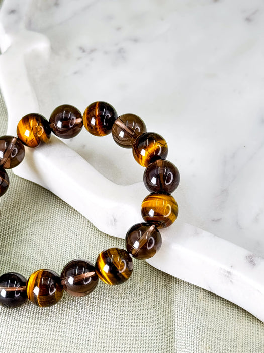 Tiger’s Eye + Smoky Quartz – For Business Stability
