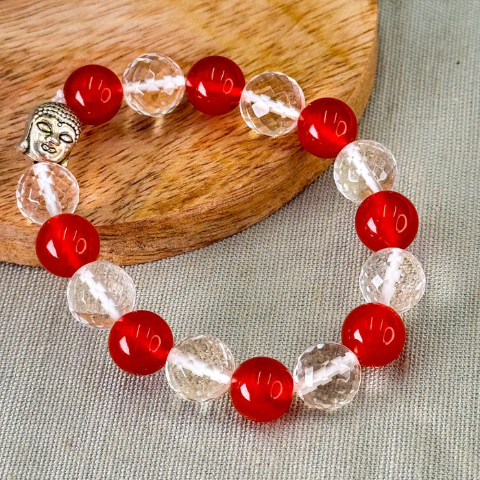 Carnelian + Clear Quartz – For Creativity and Calmness