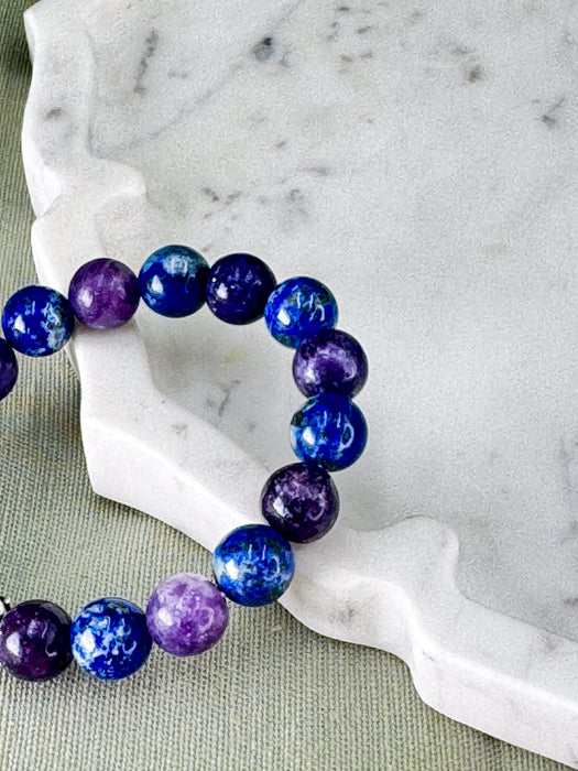 Lapis Lazuli + Amethyst Ritama – For Wisdom & Spiritual Protection