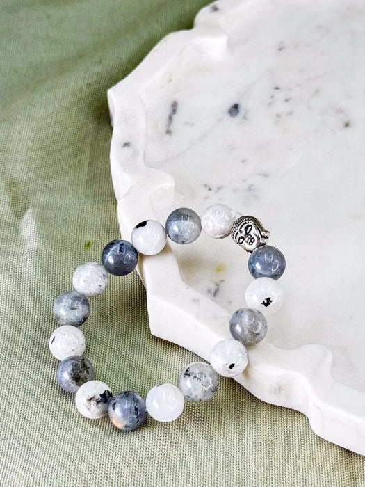 Rainbow Moonstone + Labradorite – For Sleep & Sweet Dreams