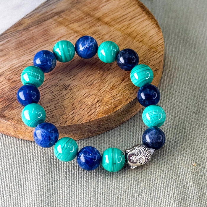 Malachite + Sodalite – For Confidence and will power