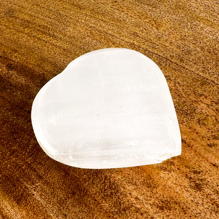 Selenite Heart of Light – For Peace, Purity & Energy Cleansing