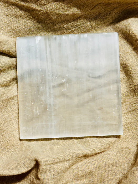 Selenite Coasters – Positive Energy & Daily Protection