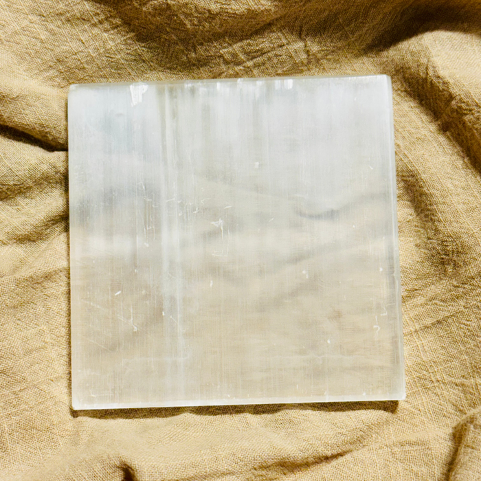 Selenite Coasters – Positive Energy & Daily Protection
