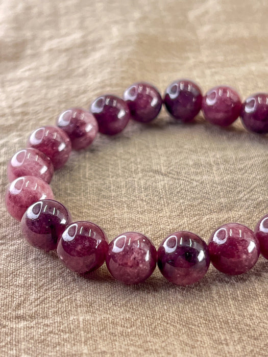 Pink Tourmaline Energy Band - For Emotional Healing, Compassion, & Dissolving Past Wounds.
