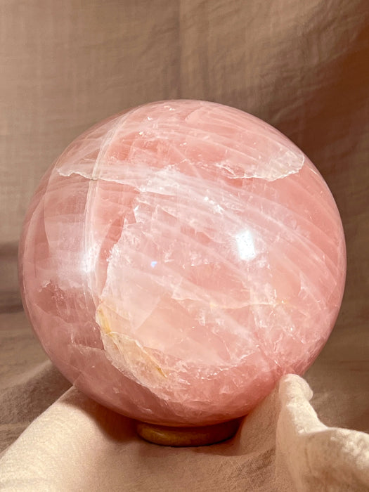 Large Rose Quartz Sphere